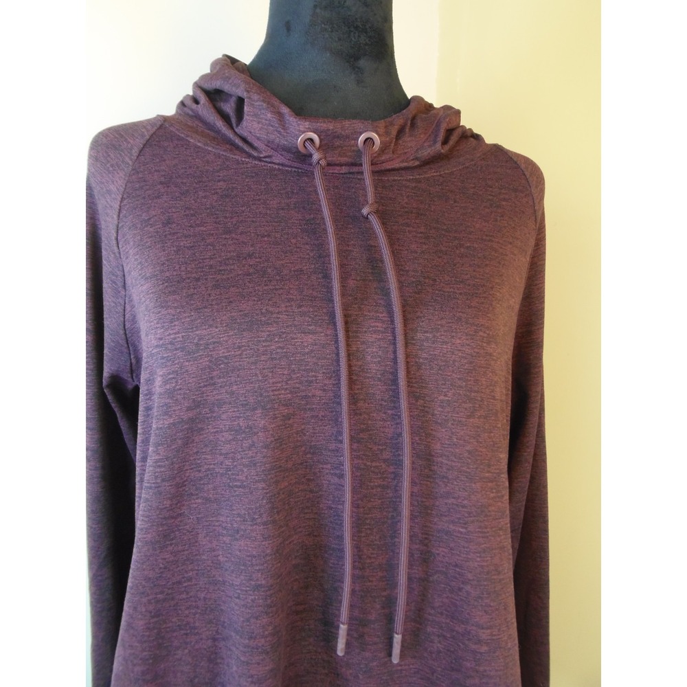 Athleta Burgundy Lightweight Hooded Athletic‎ Top Size Medium